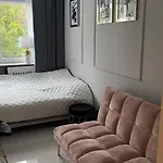 Gold Glamour Z Dwoma Sypialniami, Duzy Balkon דירה *
