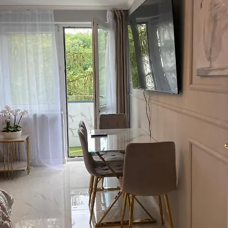 Gold Glamour Z Dwoma Sypialniami, Duzy Balkon Apartamento Sopot