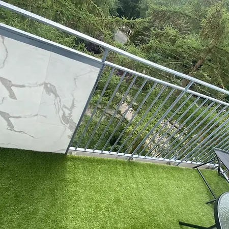 דירה Gold Glamour Z Dwoma Sypialniami, Duzy Balkon