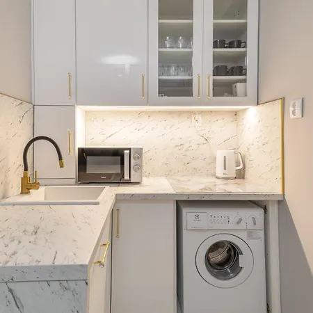 Gold Glamour Z Dwoma Sypialniami, Duzy Balkon *