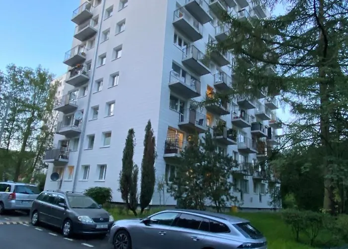 Gold Glamour Z Dwoma Sypialniami, Duzy Balkon Lejlighed