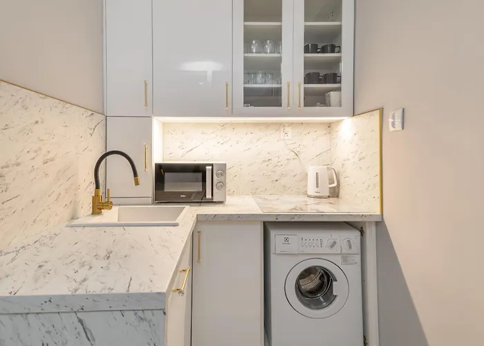 Gold Glamour Z Dwoma Sypialniami, Duzy Balkon *